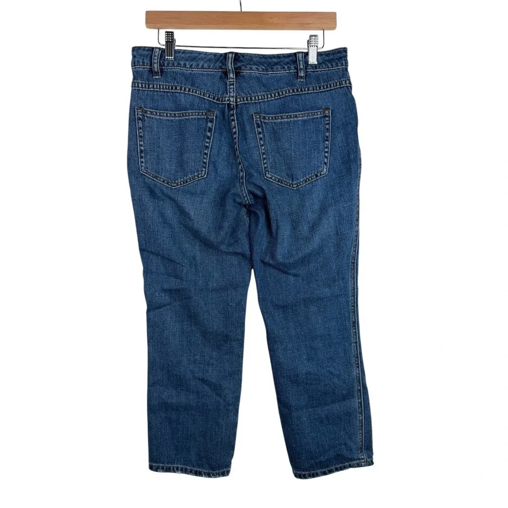 Free People Jeans Womens Size 27 Blue Denim Straight Leg Cotton 61855-16515125